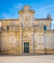 Lecce Cathedral, Puglia, southern Italy. Royalty Free Stock Photo